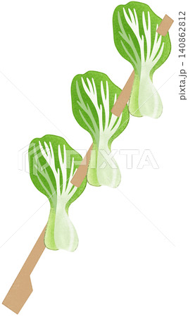 bok choy skewer bok choy skewer 140862812