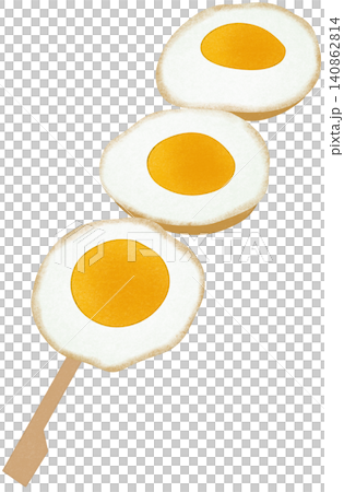 grilled egg skewer grilled egg skewer 140862814