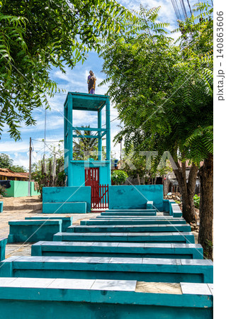 Ilha das Canarias, Brazil - Jan 20, 2026: Little village located at Ilha das Canarias, Brazil. Ilha das Canarias, Brazil - Jan 20, 2026: Little village located at Ilha das Canarias, Brazil. 140863606