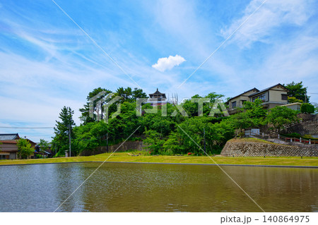 丸岡城(霞ヶ城) 天守修理工事中 丸岡城(霞ヶ城) 天守修理工事中 140864975