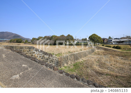 徳島県美馬市 デ・レイケ砂防堰堤 徳島県美馬市 デ・レイケ砂防堰堤 140865133