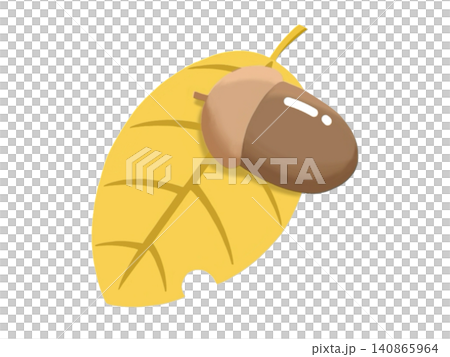 An illustration of acorns and leaves, evoking the image of autumn. An illustration of acorns and leaves, evoking the image of autumn. 140865964