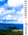 青く輝く敦賀湾の絶景 140866558
