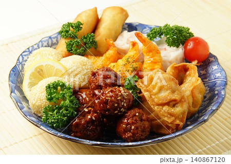 中華料理点心盛合せ 中華料理点心盛合せ 140867120