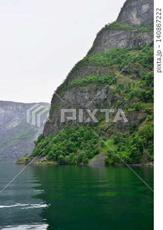 Stunning Norwegian natural landscape of fjords and deep valleys Stunning Norwegian natural landscape of fjords and deep valleys 140867222