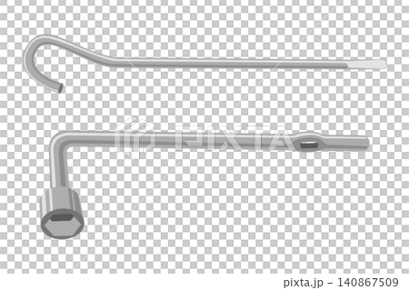 ホイールナットレンチ ジャッキハンドル ホイールナットレンチ ジャッキハンドル 140867509