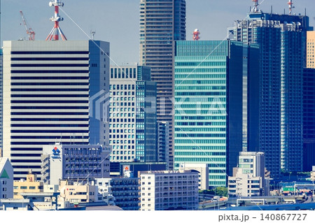 東京・浜松町 高層ビル群 東京・浜松町 高層ビル群 140867727