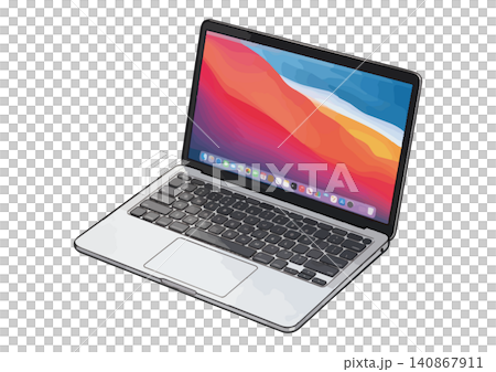 Illustrations of computers and peripherals Illustrations of computers and peripherals 140867911