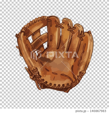 Illustrations of baseball (ball, bat, glove, uniform, etc.) Illustrations of baseball (ball, bat, glove, uniform, etc.) 140867983