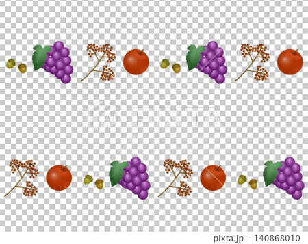 Seamless pattern of nuts and seeds B-1 140868010