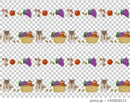 Squirrel and nut seamless pattern C-1 Squirrel and nut seamless pattern C-1 140868015