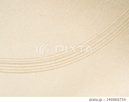 Zen garden sand background Japanese Balance Meditation Relax buddhism spirituality, pattern line wave mandala mockup spa vacation yoga lifestyle natural desert summer, texture desert, aroma therapy. Zen garden sand background Japanese Balance Meditation Relax buddhism spirituality, pattern line wave mandala mockup spa vacation yoga lifestyle natural desert summer, texture desert, aroma therapy. 140868734