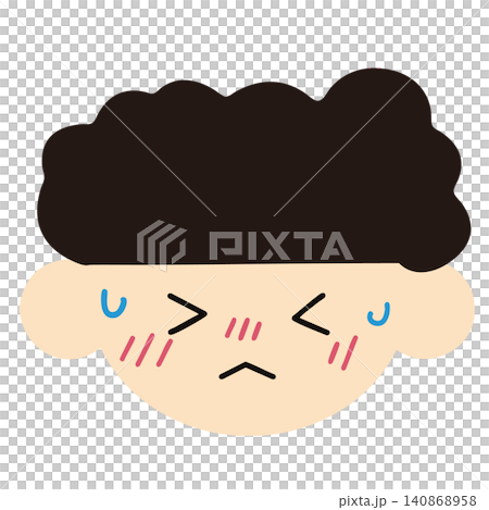 An illustration of a boy with a pounding heart. An illustration of a boy with a pounding heart. 140868958