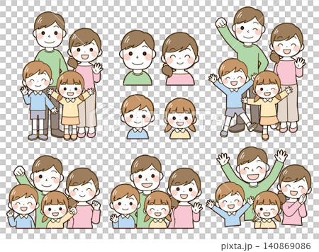 四口之家插畫集 140869086