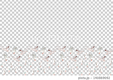 Seagulls in flight and standing poses seamless watercolor border. Coastal bird design with soft pastel tones for nursery decor, wallpaper, textiles and children's room interiors Seagulls in flight and standing poses seamless watercolor border. Coastal bird design with soft pastel tones for nursery decor, wallpaper, textiles and children's room interiors 140869092