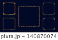 正方形のビンテージ フレームセット 140870074