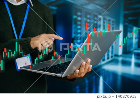 Trading growth graph on business and investment and finance business analysis stockmarket with digital tablet.digital technology background. Trading growth graph on business and investment and finance business analysis stockmarket with digital tablet.digital technology background. 140870915