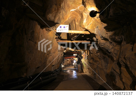 生野銀山の坑道 生野銀山の坑道 140872137