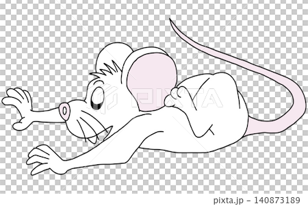 手書き動物イラスト☆ハツカネズミ 手書き動物イラスト☆ハツカネズミ 140873189