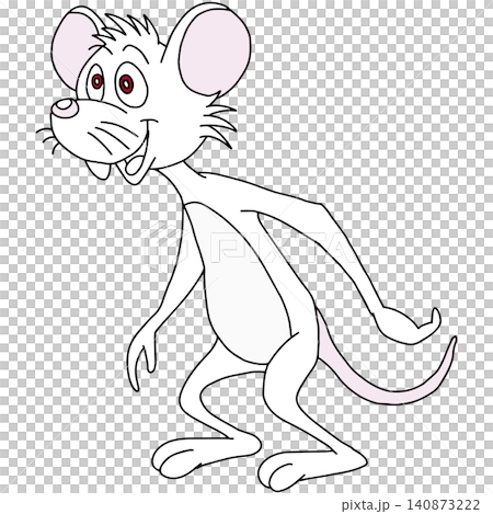 Hand-drawn animal illustration ☆ Mouse 140873222