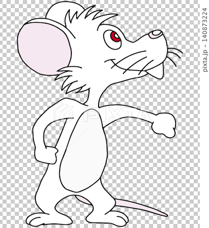手書き動物イラスト☆ハツカネズミ 手書き動物イラスト☆ハツカネズミ 140873224