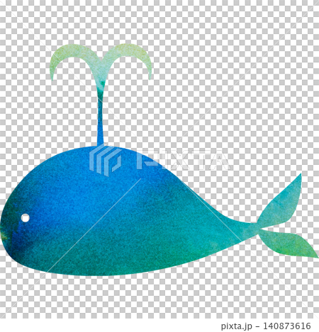 Beautiful watercolor whale icon image illustration Beautiful watercolor whale icon image illustration 140873616