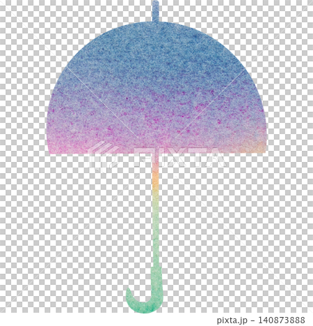 Beautiful watercolor pattern umbrella icon image illustration Beautiful watercolor pattern umbrella icon image illustration 140873888