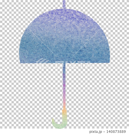 Beautiful watercolor pattern umbrella icon image illustration Beautiful watercolor pattern umbrella icon image illustration 140873889