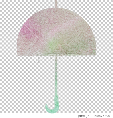 Beautiful watercolor pattern umbrella icon image illustration Beautiful watercolor pattern umbrella icon image illustration 140873890