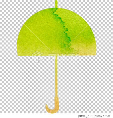 美麗的水彩圖案雨傘圖示圖像插圖 140873896