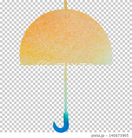 Beautiful watercolor pattern umbrella icon image illustration 140873905