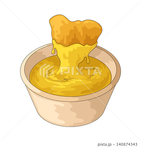Illustration of Cheese Dip 140874343