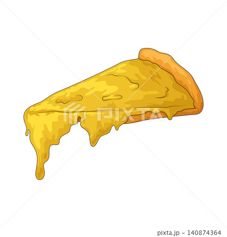 Illustration of Cheese Pizza Illustration of Cheese Pizza 140874364