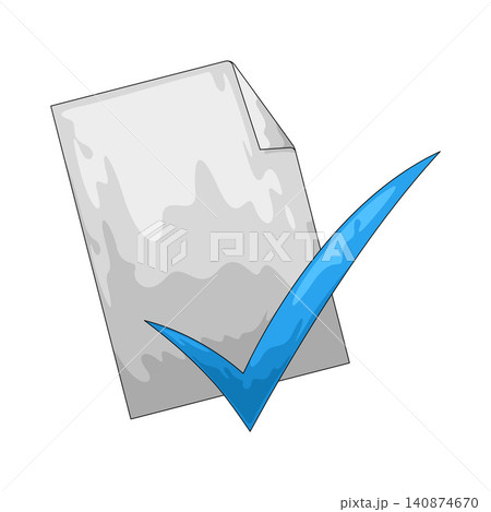 Illustration of Check File Illustration of Check File 140874670
