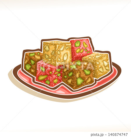 Vector illustration of Lokum Vector illustration of Lokum 140874747