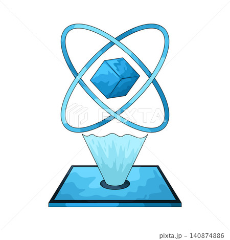 Illustration of Hologram Illustration of Hologram 140874886