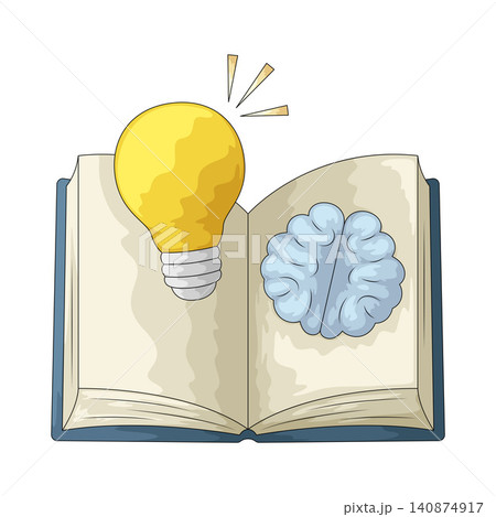 Illustration of Knowledge Illustration of Knowledge 140874917