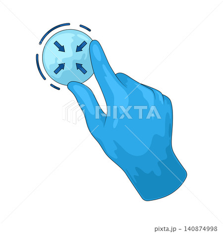 Illustration of Pinch Gesture Illustration of Pinch Gesture 140874998