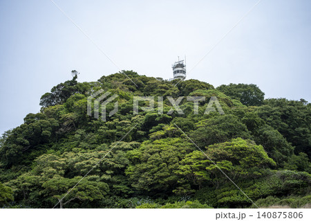 梅雨空の観音崎公園の風景 神奈川県・横須賀市 梅雨空の観音崎公園の風景 神奈川県・横須賀市 140875806