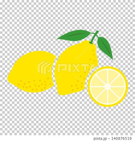 檸檬與葉子的插圖 檸檬與葉子的插圖 140876519