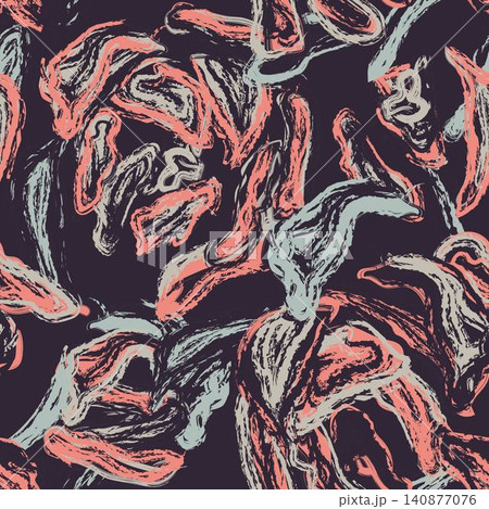 Brush stroke Rose Floral Texture textile pattern design in dark purple for fashion and home textiles Brush stroke Rose Floral Texture textile pattern design in dark purple for fashion and home textiles 140877076