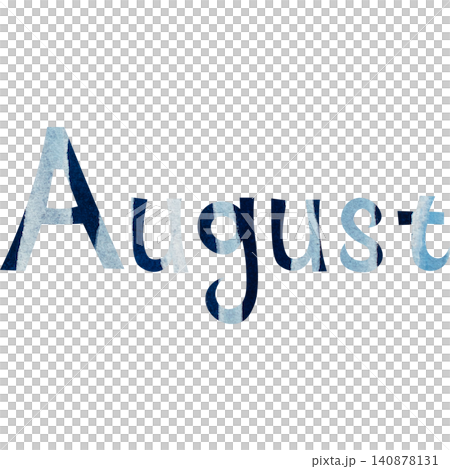 Beautiful watercolor pattern August icon image illustration Beautiful watercolor pattern August icon image illustration 140878131