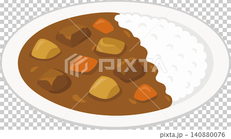 Cute curry rice vector illustration Cute curry rice vector illustration 140880076