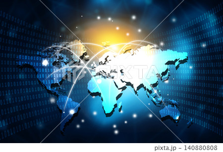 Global communication network Global communication network 140880808
