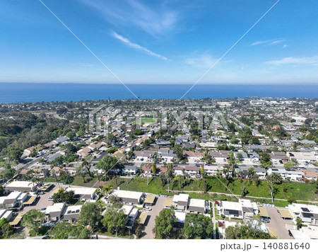 Aerial view Cardiff, is a beach community in the incorporated city of Encinitas in San Diego County, California Aerial view Cardiff, is a beach community in the incorporated city of Encinitas in San Diego County, California 140881640