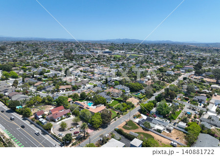Aerial view of Carlsbad, beach city, North County San Diego, California Aerial view of Carlsbad, beach city, North County San Diego, California 140881722