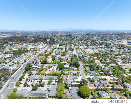 Aerial view of Carlsbad, beach city, North County San Diego, California Aerial view of Carlsbad, beach city, North County San Diego, California 140881942