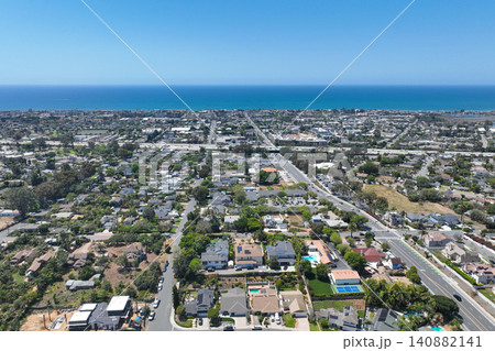Aerial view of Carlsbad, beach city, North County San Diego, California Aerial view of Carlsbad, beach city, North County San Diego, California 140882141