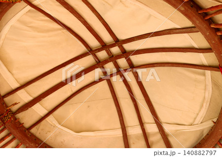 top view of the roof of a boat 140882797