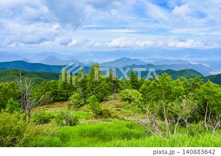 長野県美ヶ原の風景 140883642